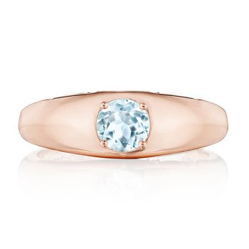Domed Sky Blue Topaz Ring - 0.7ct FR817RD5BTPK