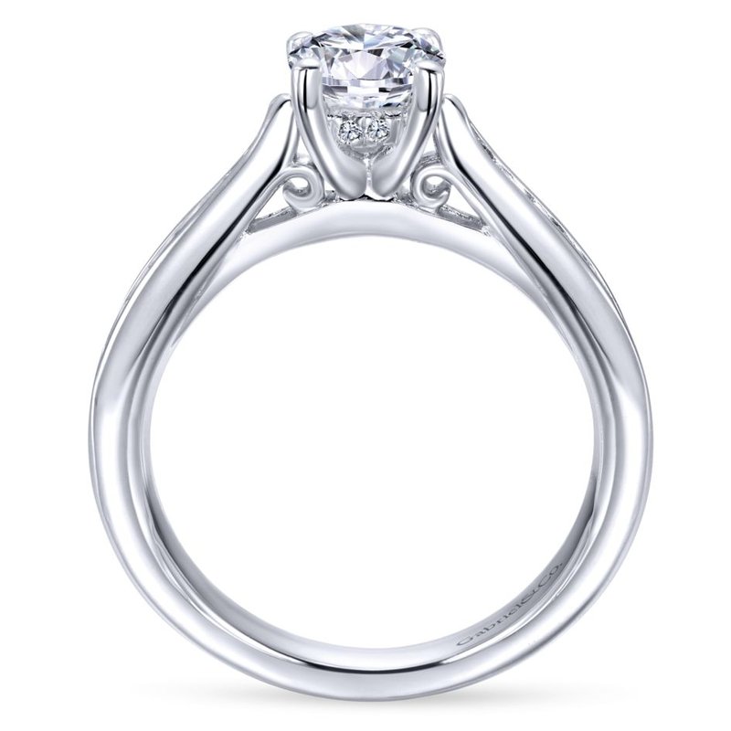 Gabriel Bridal Bestsellers 14K White Gold Round Diamond