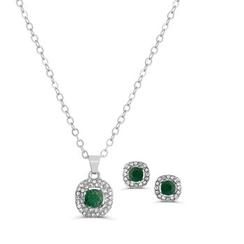 Genuine Emerald 2-piece Set LN4512EM