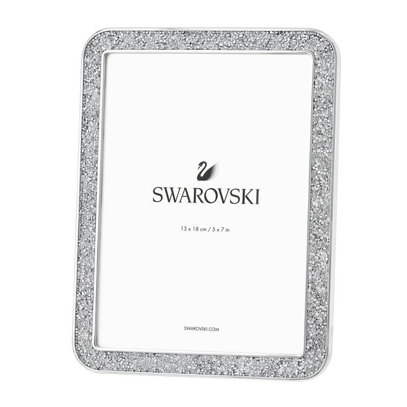 Swarovski Minera picture frame, Rectangular shape, Medium, Silver