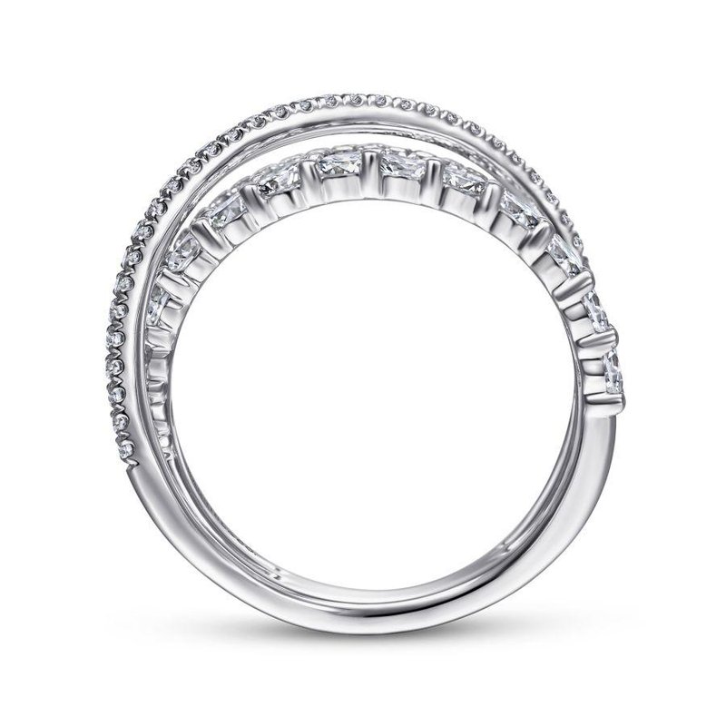 GRAY(グレイ)ＱＵＡＤＲＡ (クアドラ) 17-18モデル 163 Gabriel Fashion 14K White Gold Criss Crossing Layered