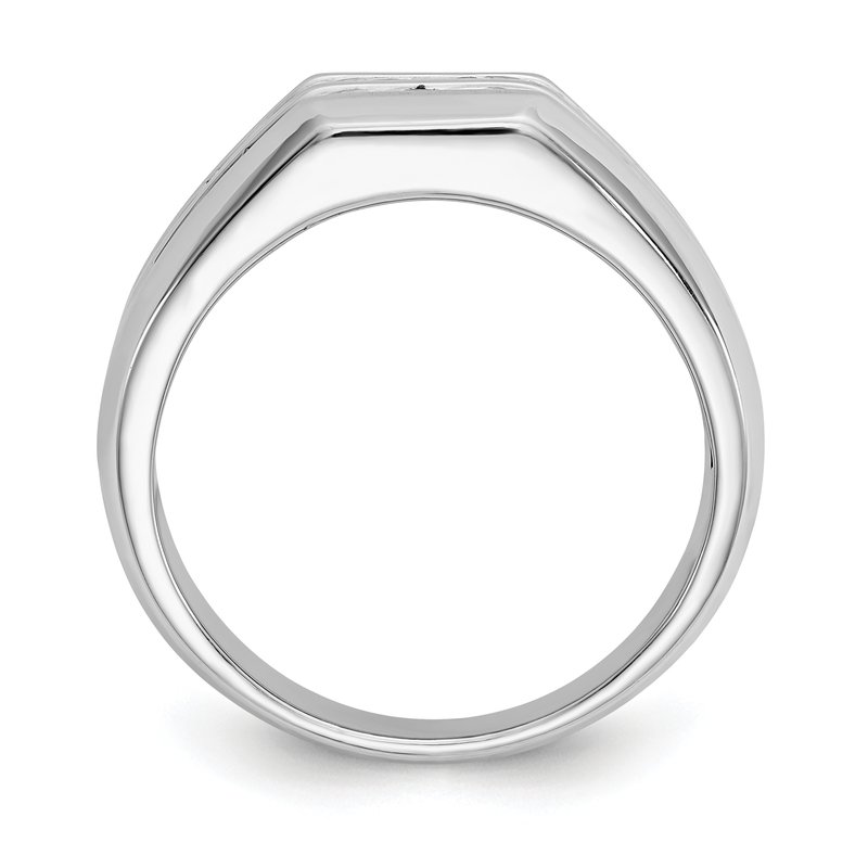 True Origin 14K White Gold Men's 1/2 carat Lab Grown Diamond VS+ F+ ...