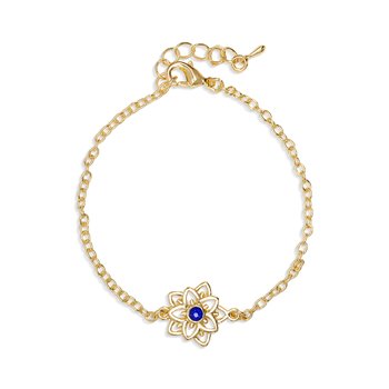 Flower Charm Bracelet LN5234GT