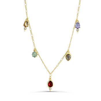 Multi-Charm Pendant Necklace M500-CA-00444