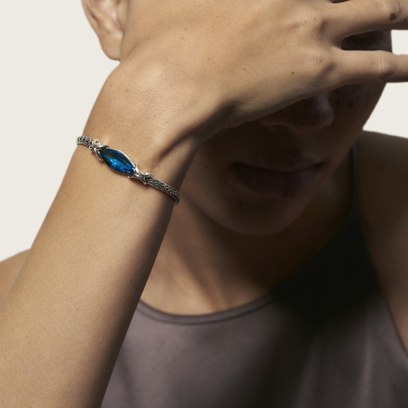 JOHN HARDY Asli Classic Chain Link Station Bracelet in