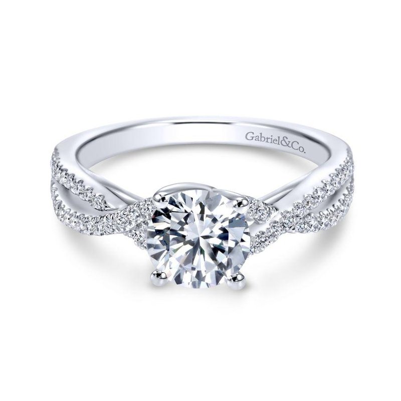White gold twist ring discount