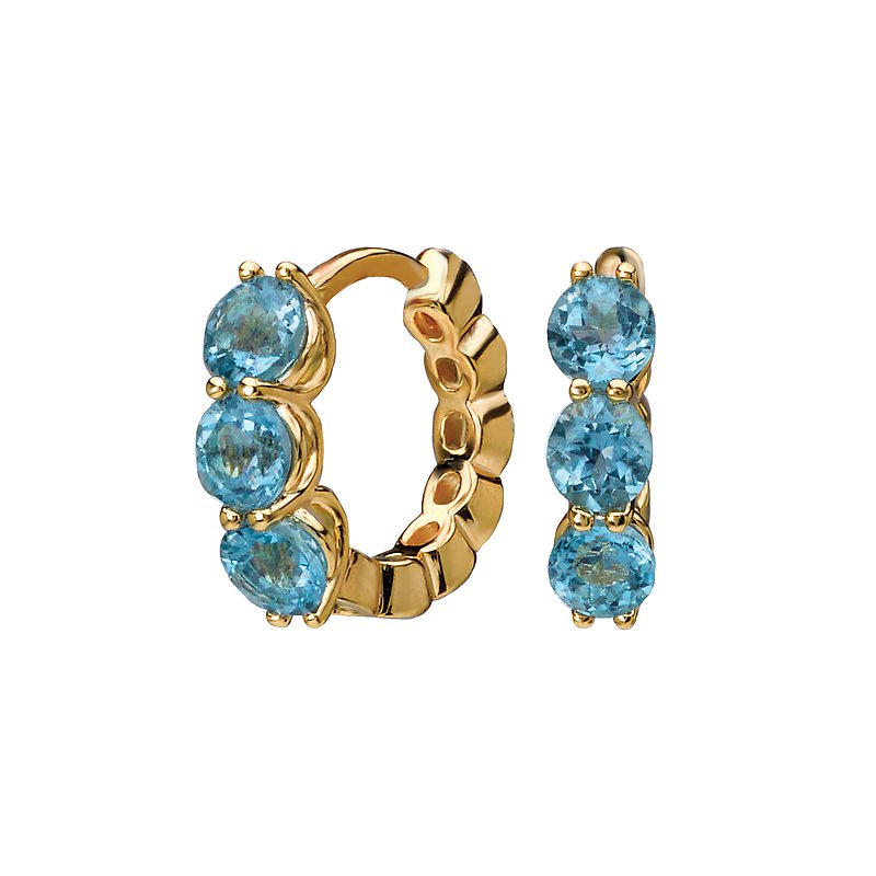 Tesoro blue topaz earrings discount