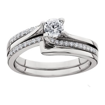 .15tw + 1/3center Bridal Set BER155030EW1/3R