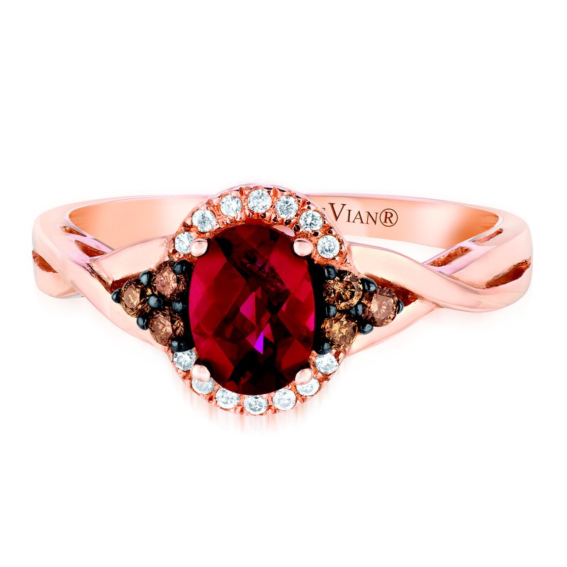 Le Vian 14K Strawberry Gold Raspberry Rhodolite 3 4 cts. Ring WJAI 142 Michael Eller Diamonds