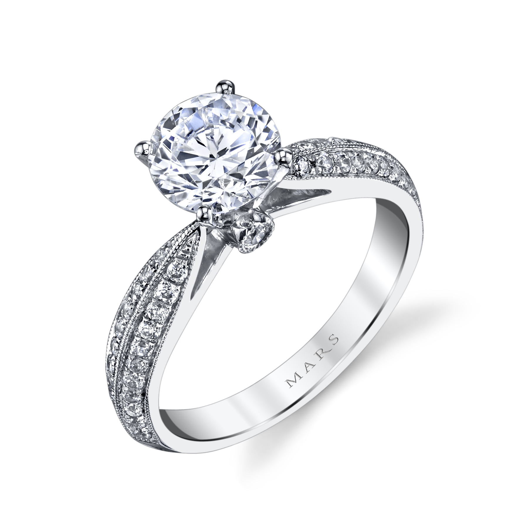 Mars Fine Jewelry Engagement Ring 25917 - The Diamond Family
