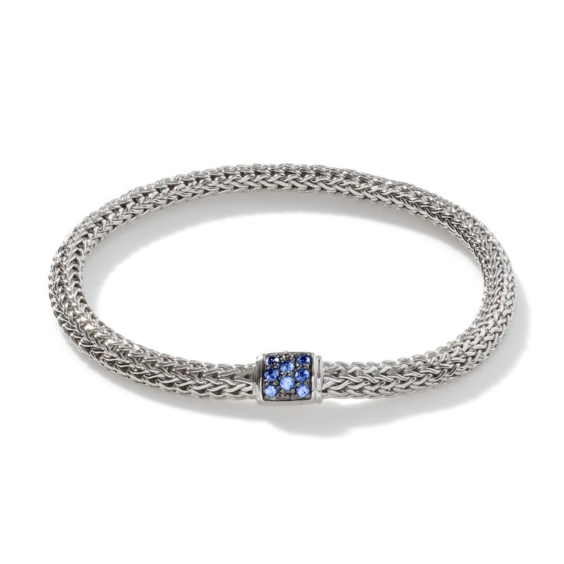 JOHN HARDY Icon Bracelet, Sterling Silver, Pavé, 5MM