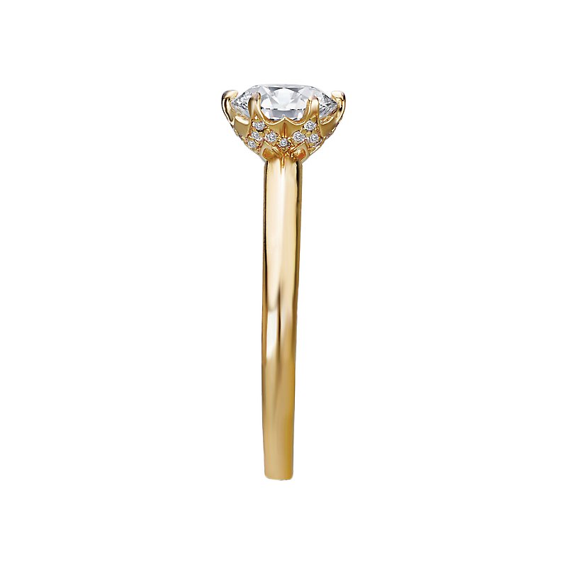 Romance Semi-Mount Solitaire Diamond Engagement Ring 160183