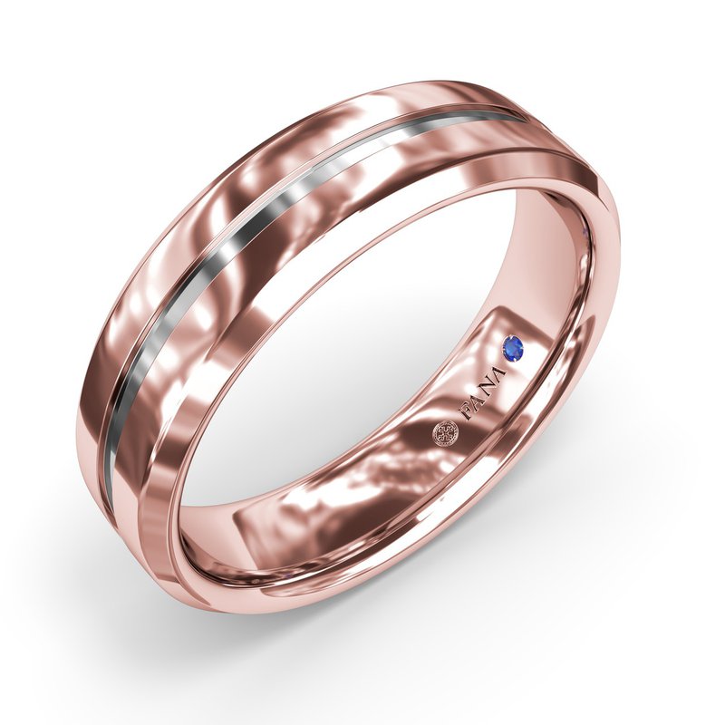 High Polish Bevel Edge Men's Band