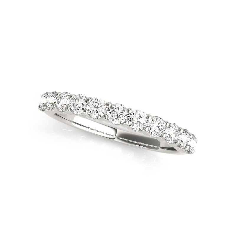 Overnight Mountings Straight Diamond Wedding Band 51096W.10 The