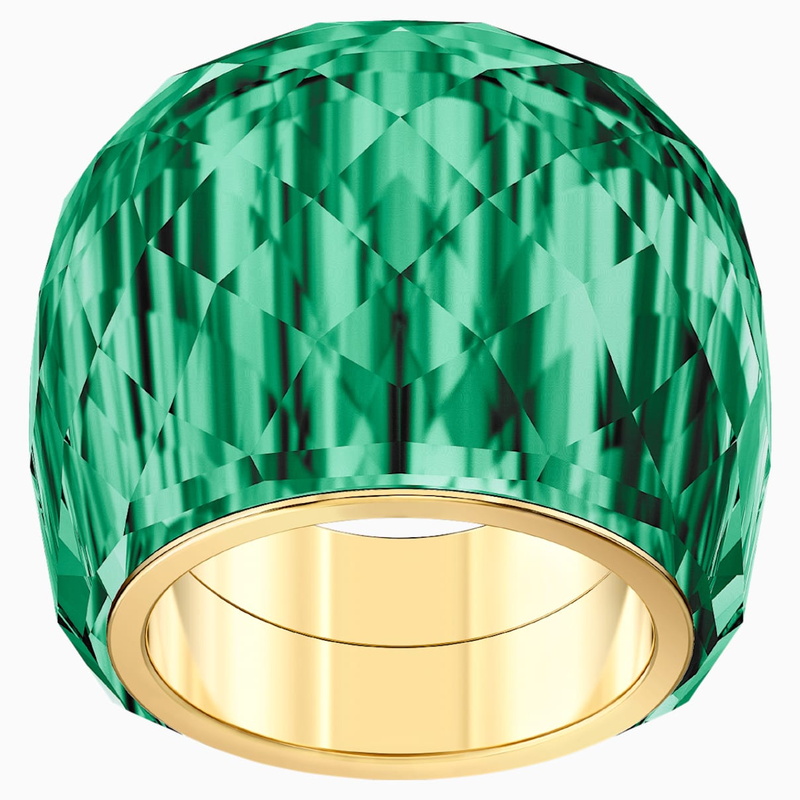 Swarovski Swarovski Nirvana Ring, Green, Gold-tone PVD 5432202 - Bradley  Gough Diamonds