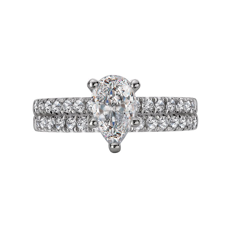 Romance Classic Semi-Mount Diamond Ring 117906-PS100K - Anthony