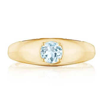 Domed Sky Blue Topaz Ring - 0.7ct FR817RD5BTY