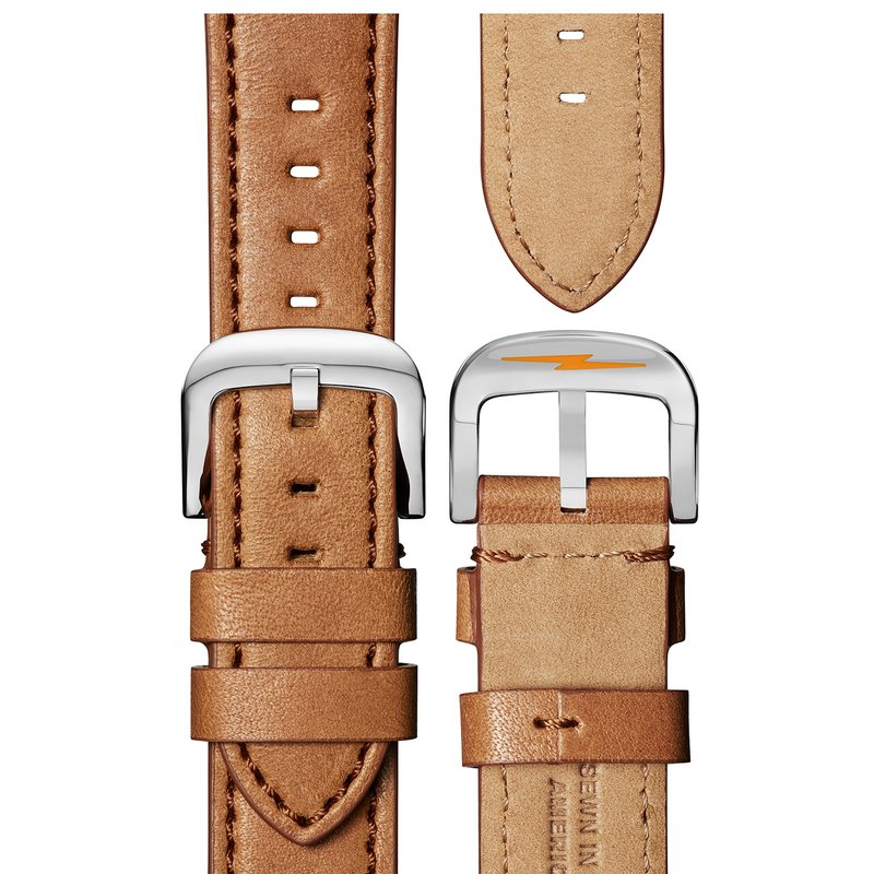 Shinola Canfield Sport 45mm, Bourbon Leather Strap S0120141501