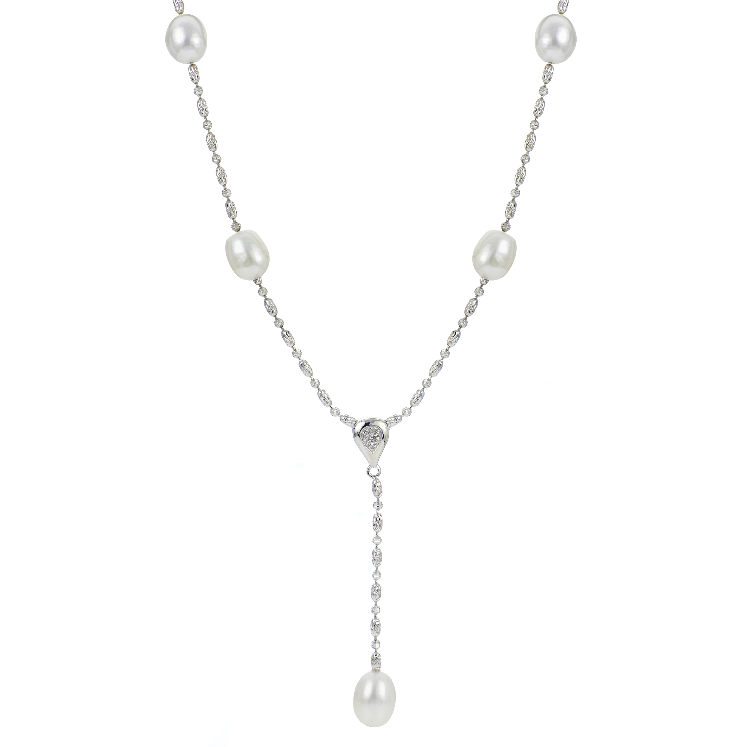 Imperial Pearl Sterling Silver Freshwater Pearl Necklace 666448/FW