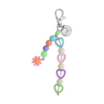 Colorful Multi-Shape Charm Keychain Z124-LN4792