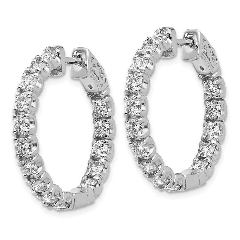 True Origin 14K White Gold 2 3/4 carat Lab Grown Diamond VS+ F+ Complet ...
