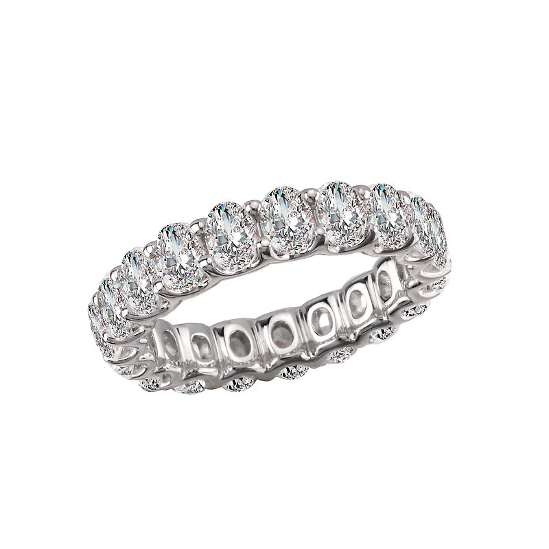 Tesoro Oval Shaped Lab Grown Diamond Eternity Band 113211500WLG KIM