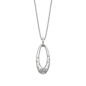 Oval Diamond Pendant .08tw ASPSSA2603D