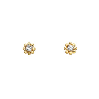 Round Beaded Stud Earring.07tw TJC10B3378D