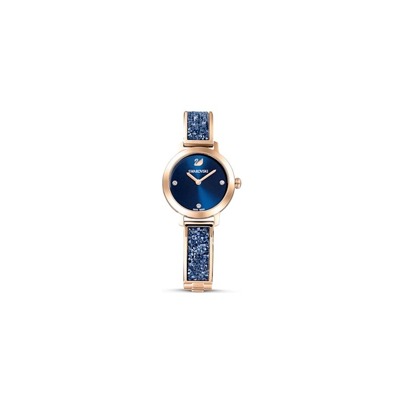 Swarovski Crystalline Watch, Metal Bracelet, Blue, Rose Gold orders Tone