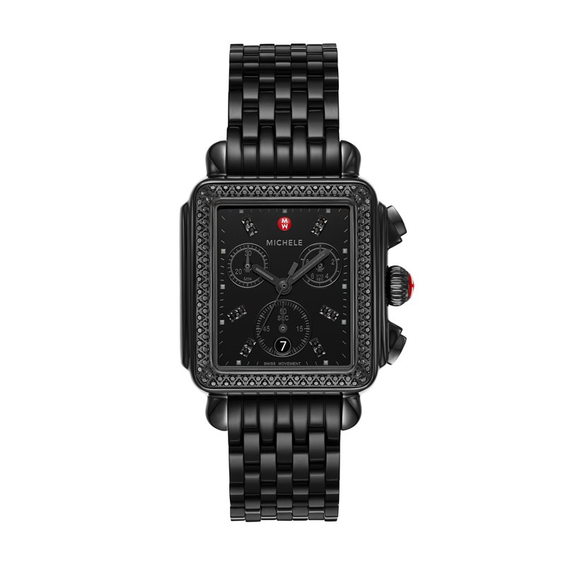 Michele watch black hotsell