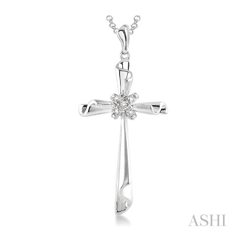 Sterling cheapest Silver Cross Pendant E842