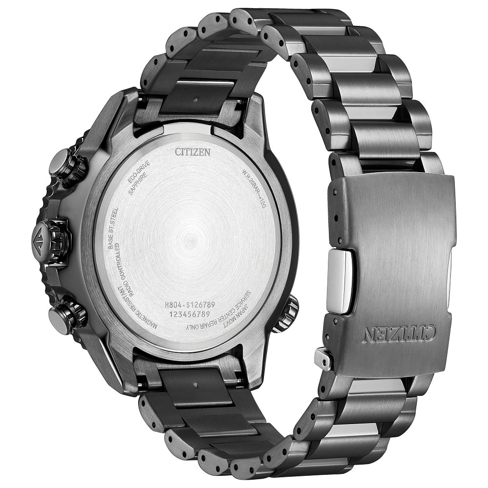 Citizen MEN ECO WR200 SSGIP BRAC GREN AT8227-56X - Little's Jewelers