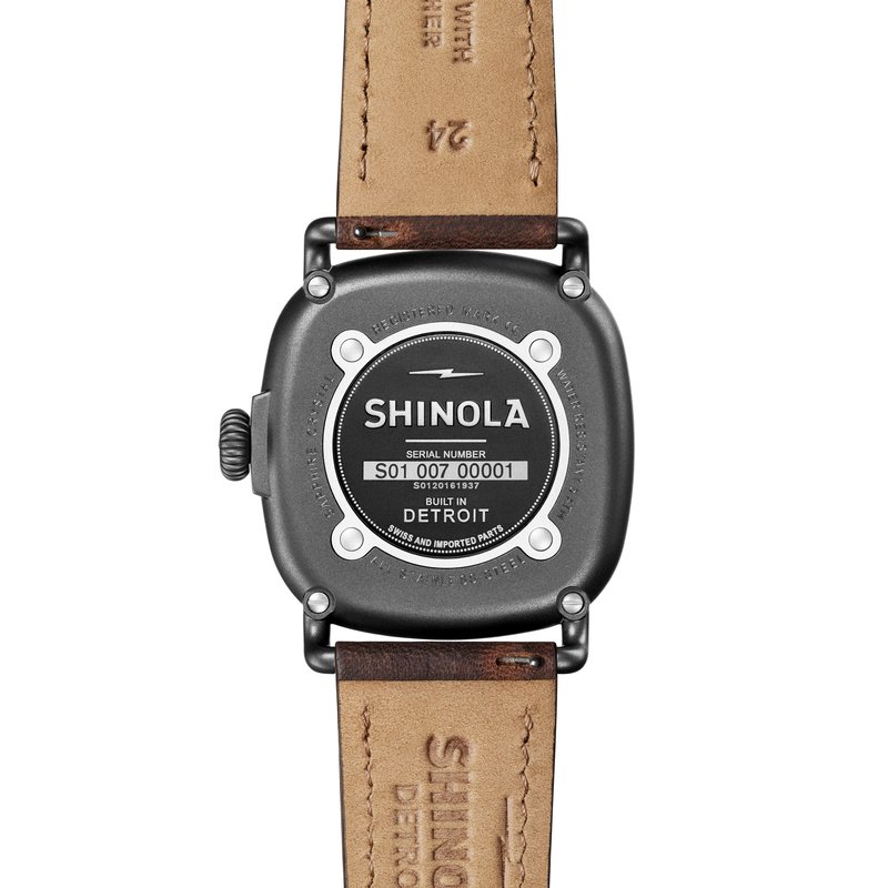Shinola The Guardian 41mm Quartz Movement Grey Dial Watch