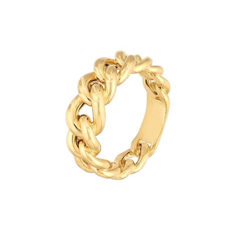 指輪・リング [COLDFRAME] CF ANCHOR CHAIN RING LARGE Large Graduated Curb Link Ring - Trice Jewelers