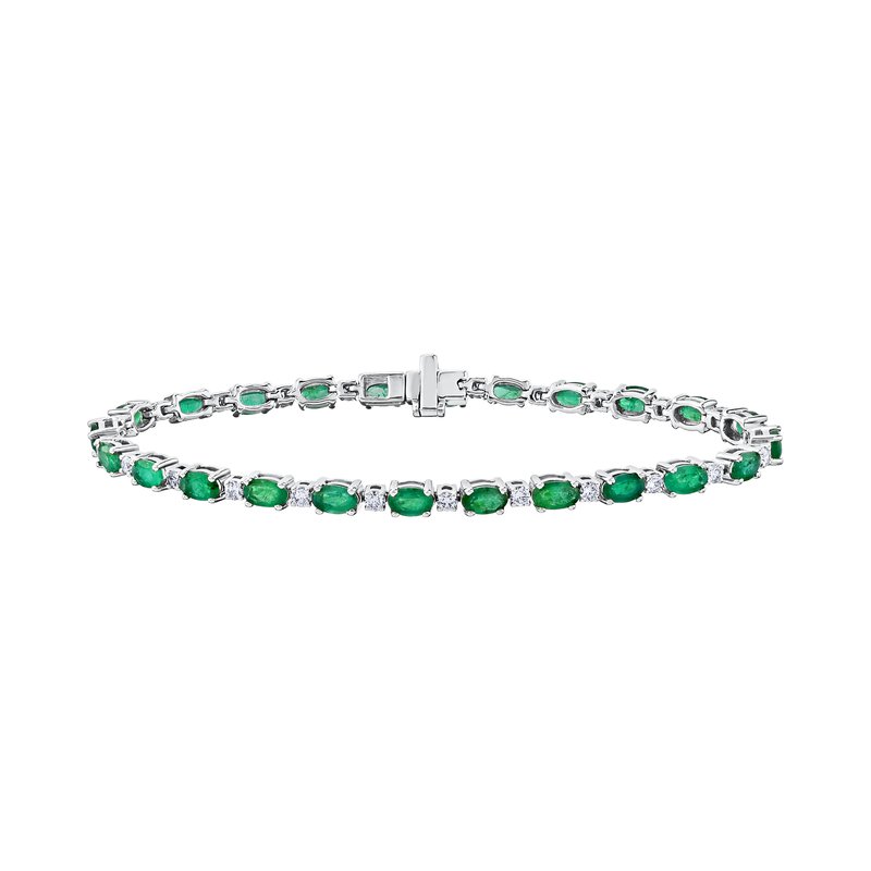 Shefi Diamonds Majestic Gems™ 14k White Gold Oval Color