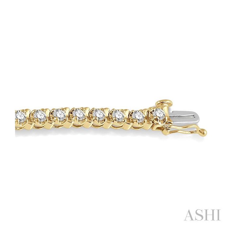 ASHI Tulip Diamond Tennis Bracelet 70245JGFGYG - Gilbert ASHI Tulip Diamond Tennis Bracelet 70245JGFGYG - Gilbert
