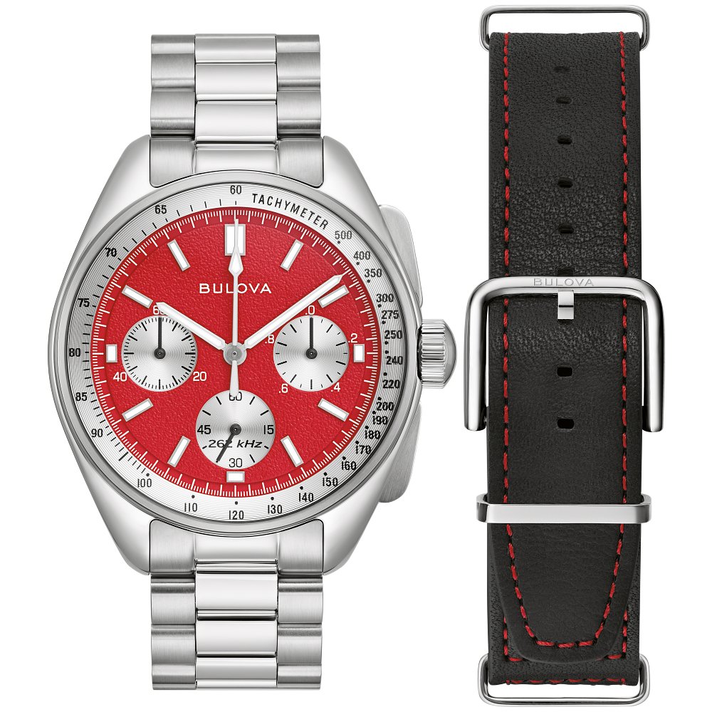 Bulova LUNAR PILOT M W BR RD SET 96K115 - Troy Vinson Jewelers