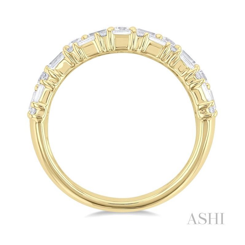 ASHI Three Row Baguette Diamond Fashion Band 31660BEFHYG