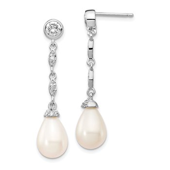 ☆ENGBROX☆ silver925afternoon pearl drop earring EBEA23006 Pearl Earrings In Brandon, MS | Pearl Jewelry – Juniker