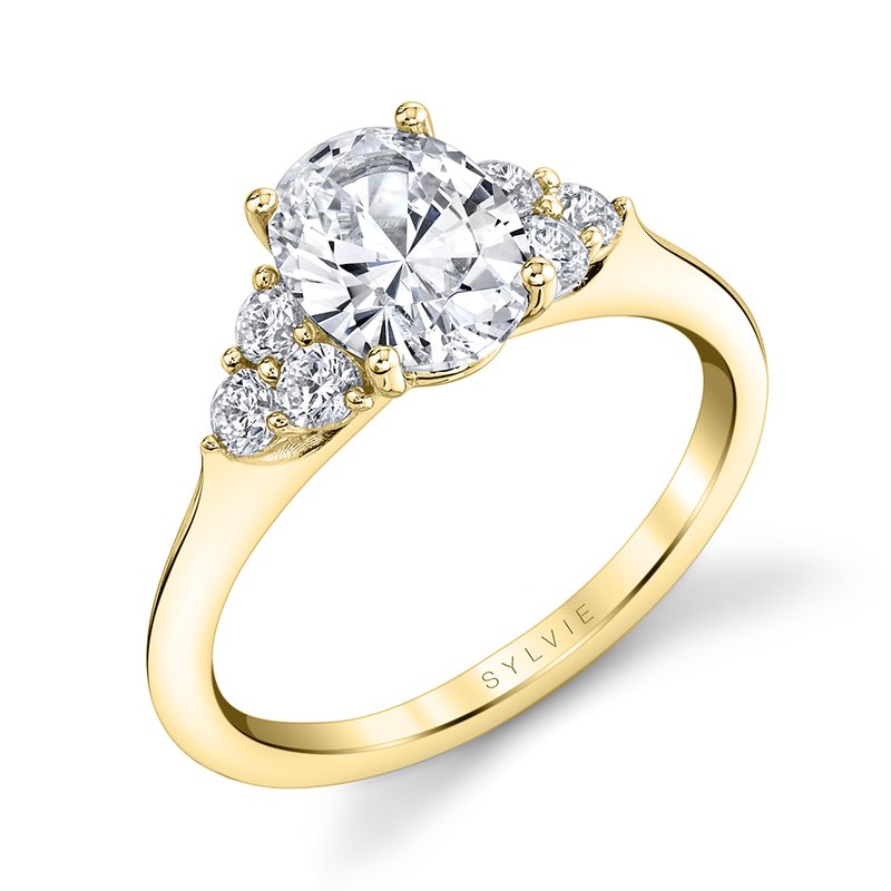 Yellow Gold Sylvie Jewelry The International Diamond Center Oval