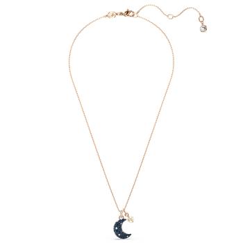 ネックレス・ペンダント SWAROVSKI Sublima rhodium necklace 5666181 Luna pendant, Moon, White, Rhodium plated | Swarovski