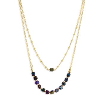 Layered Beaded Necklace Z124-LN5474