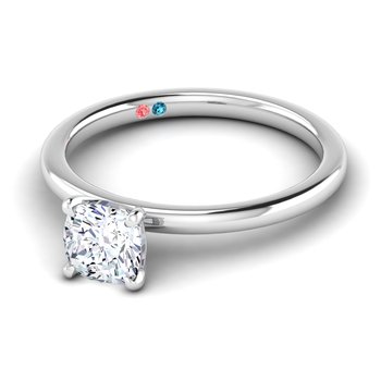 Smiling Rocks Lab Grown Diamond Pave Petite Ring SRR-01209WHT