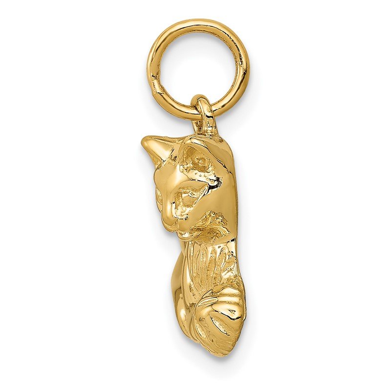 Quality Gold 14k Cat Charm A9166 - Stevens Diamond Jewelers