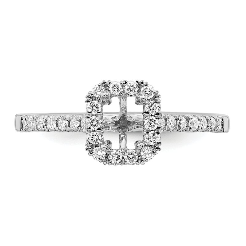 True Origin 14K White Gold 1/4 carat Lab Grown Diamond VS+ F+ Semi ...