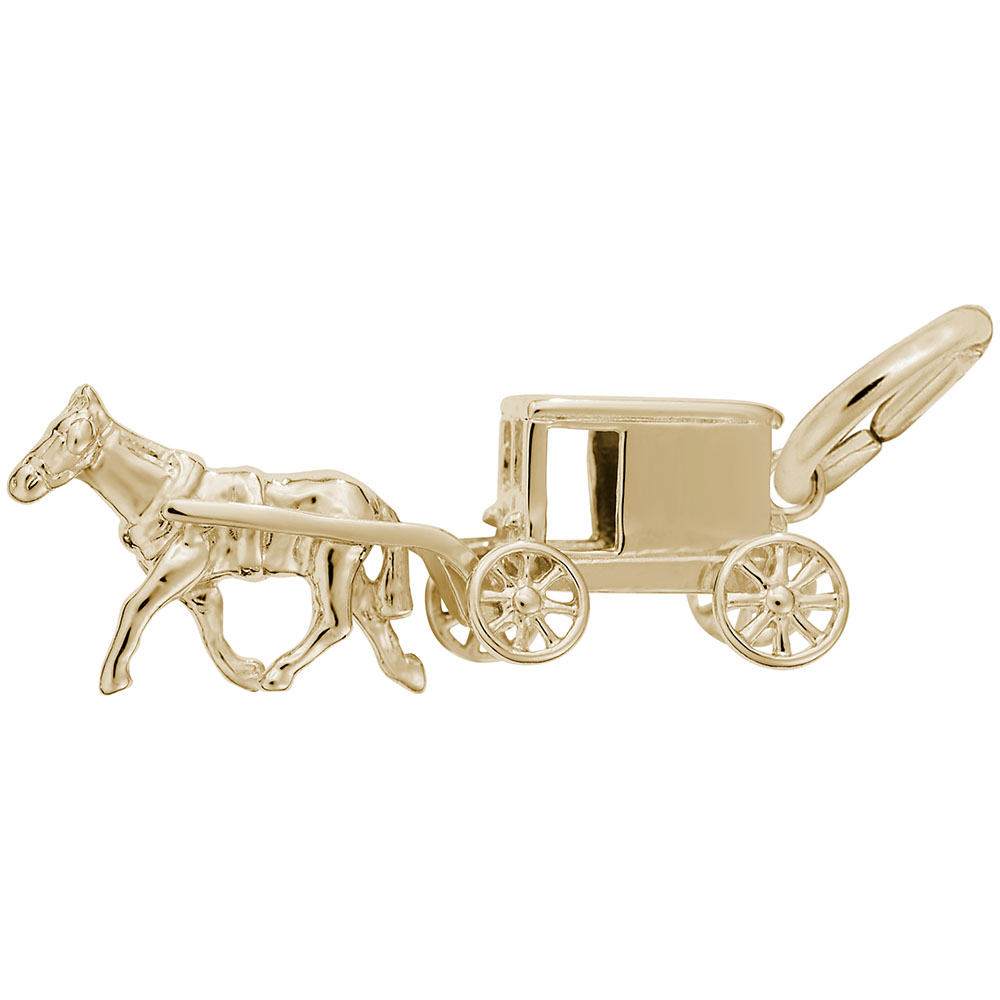 Rembrandt Charms AMISH WAGON 2254-amish-wagon - Charles Nusinov & Sons