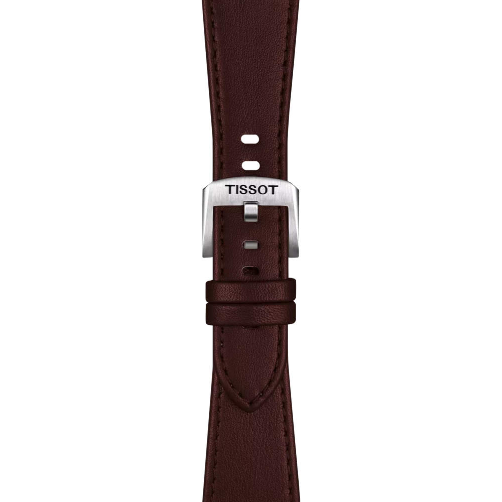 Tissot Official Brown PRX 35mm Leather Strap T852049548