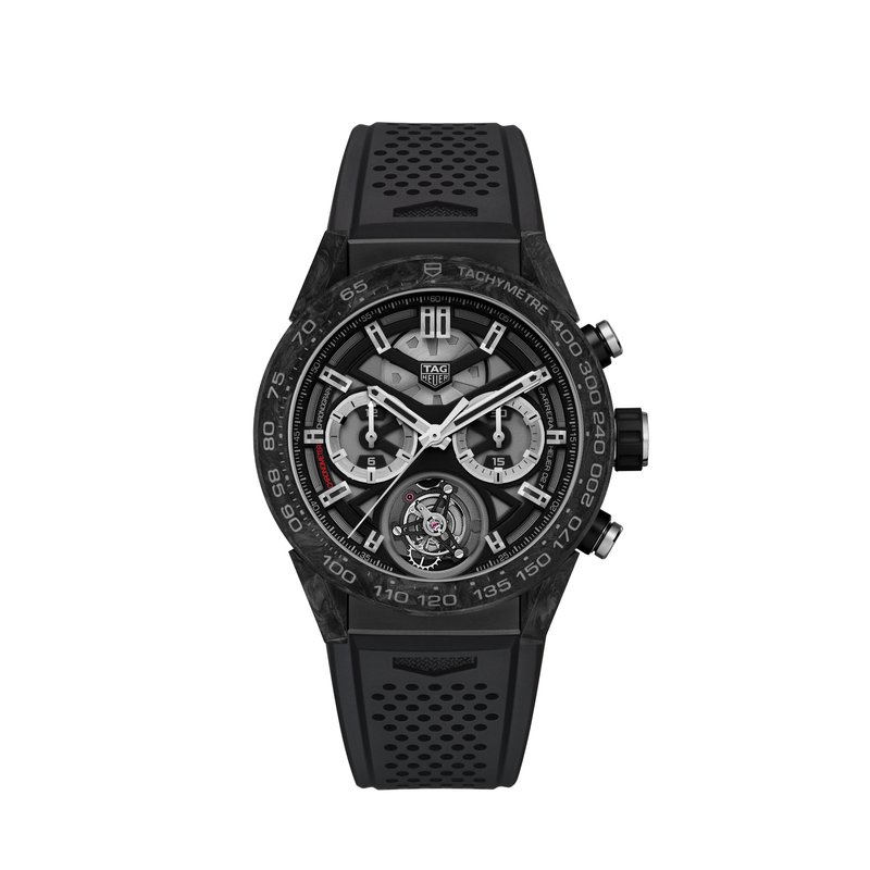 TAG Heuer CARRERA CALIBRE HEUER 02 Tourbillon CAR5A8W.FT6071 Gary Michaels Fine Jewelry