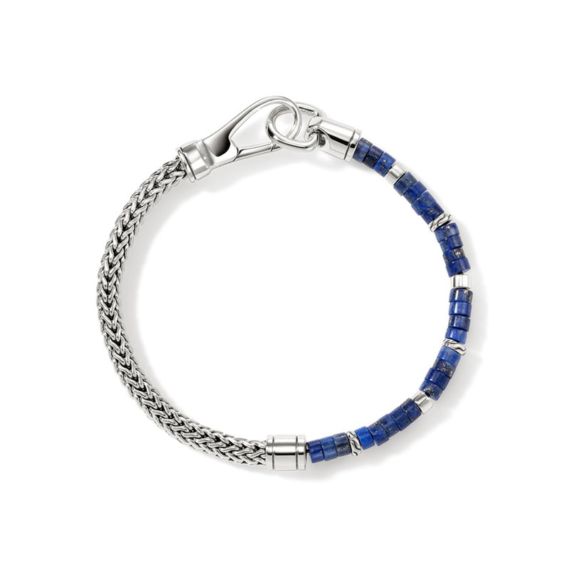 JOHN HARDY Heishi Chain Bracelet, Silver, Gemstones BUS9012521LPZ