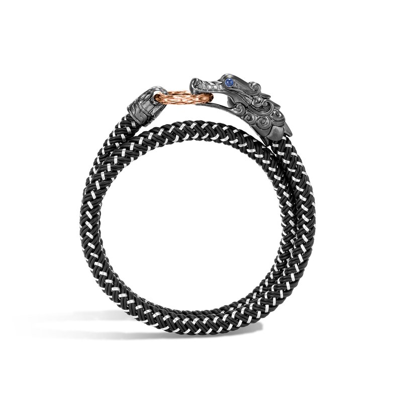 JOHN HARDY Legends Naga Wrap Bracelet In Blackened Silver
